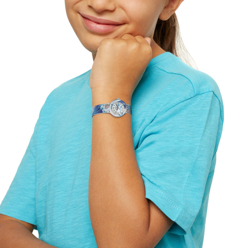 Hip­ Hop - Orologio Da Bambina In Silicone Stampato Frozen - Elsa