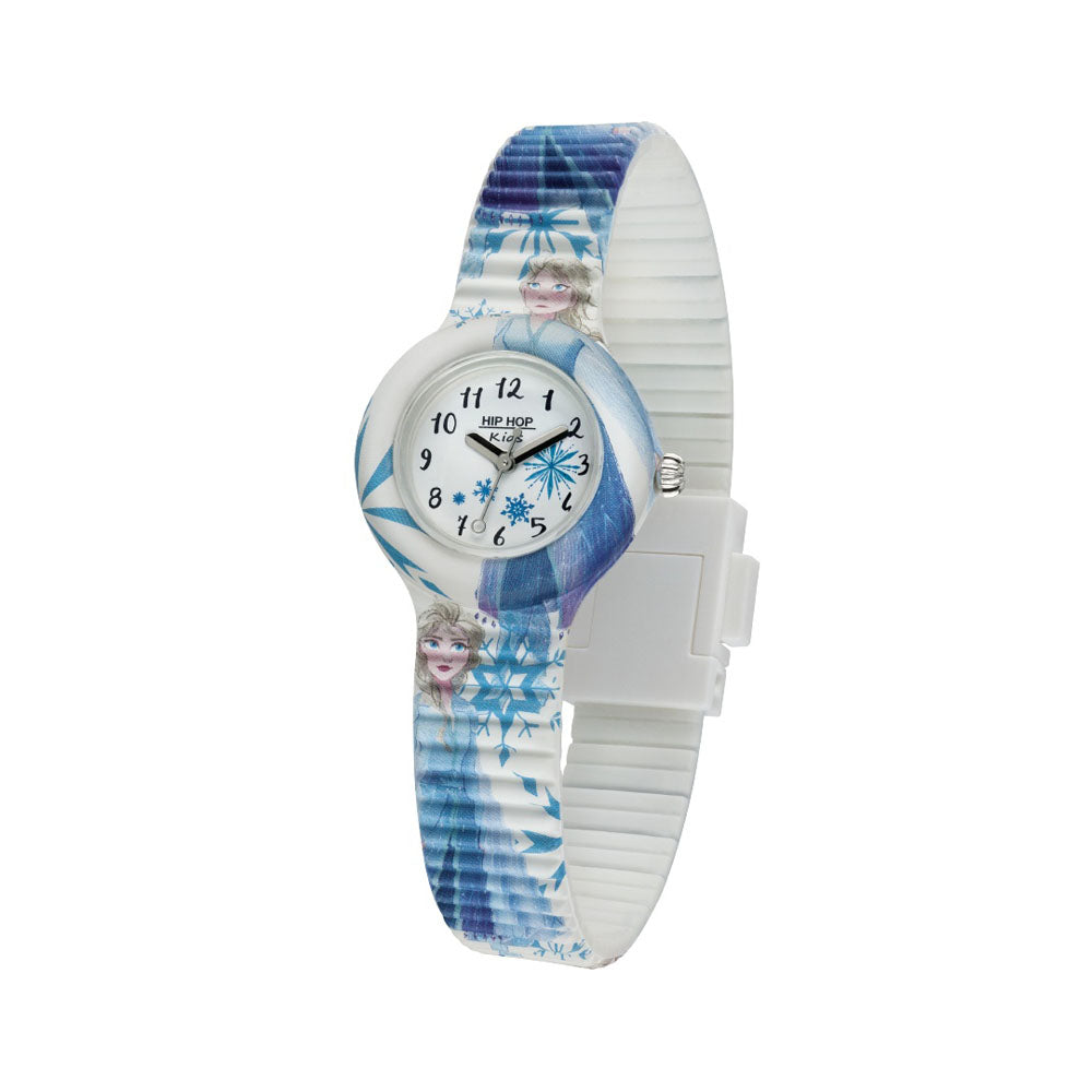 Hip­ Hop - Orologio Da Bambina In Silicone Stampato Frozen - Elsa