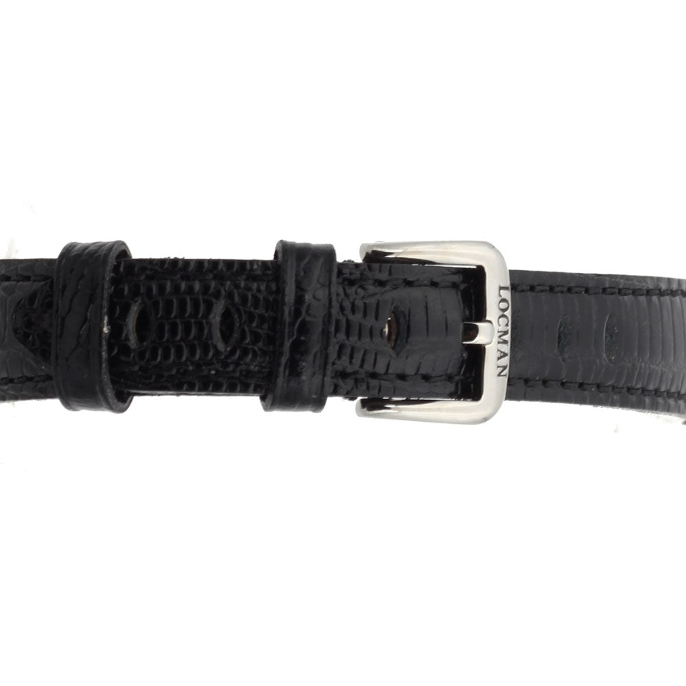 Locman - Cinturino In Pelle Nero Per Orologio Amo