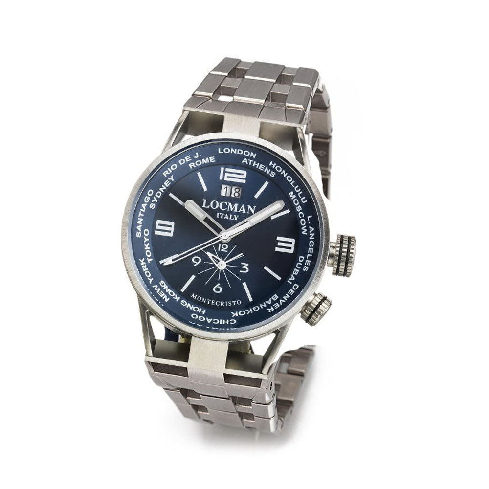 Locman - Orologio Dual Time Montecristo Titanio
