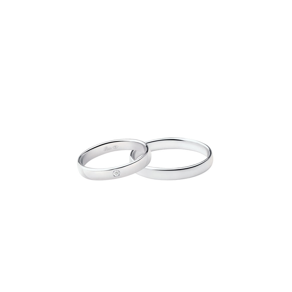 POLELLO - ANELLO PLATINO E DIAMANTI