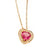 Polello - Collana In Oro Rosa Con Diamanti E Tormalina Rosa