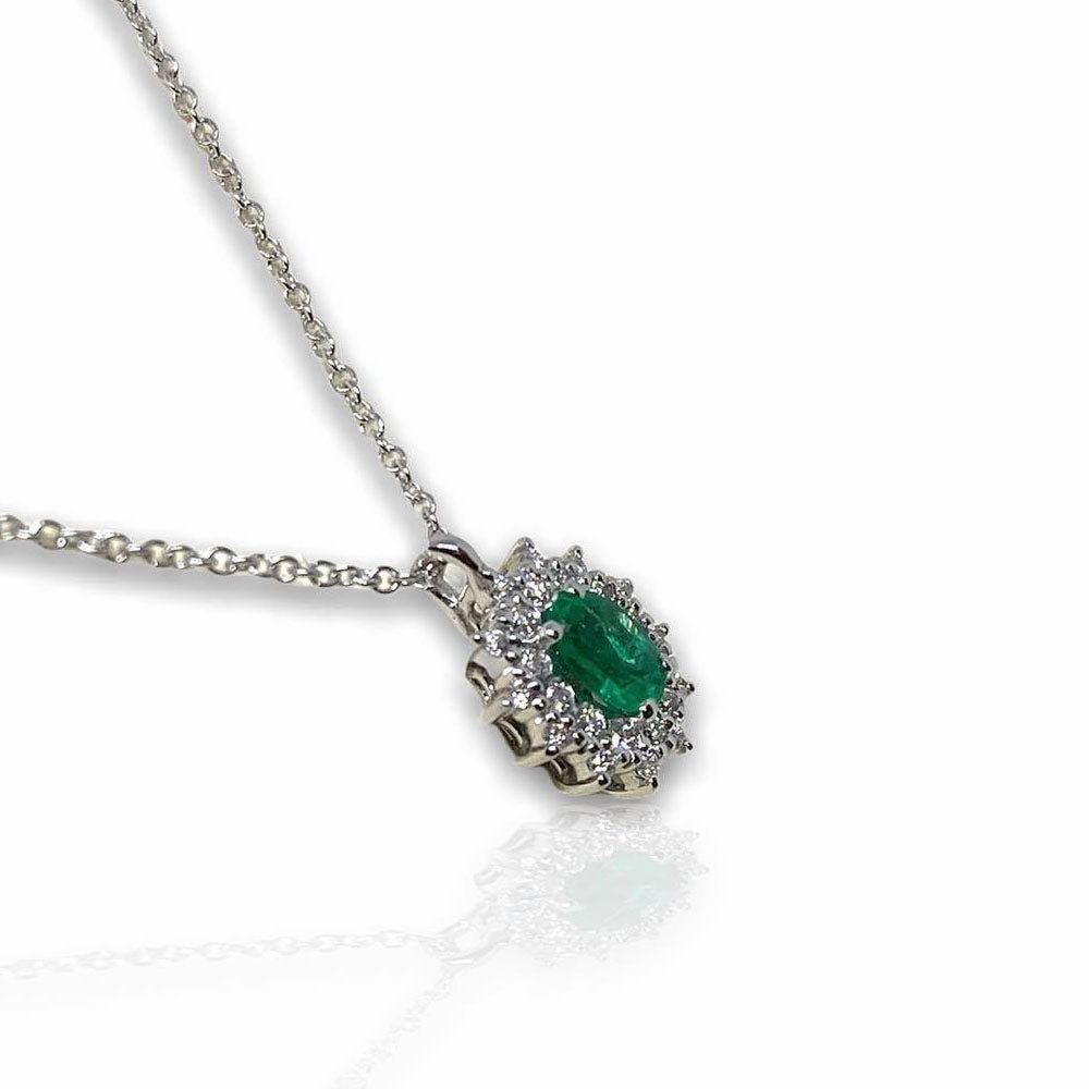 Collana con smeraldo recarlo discount