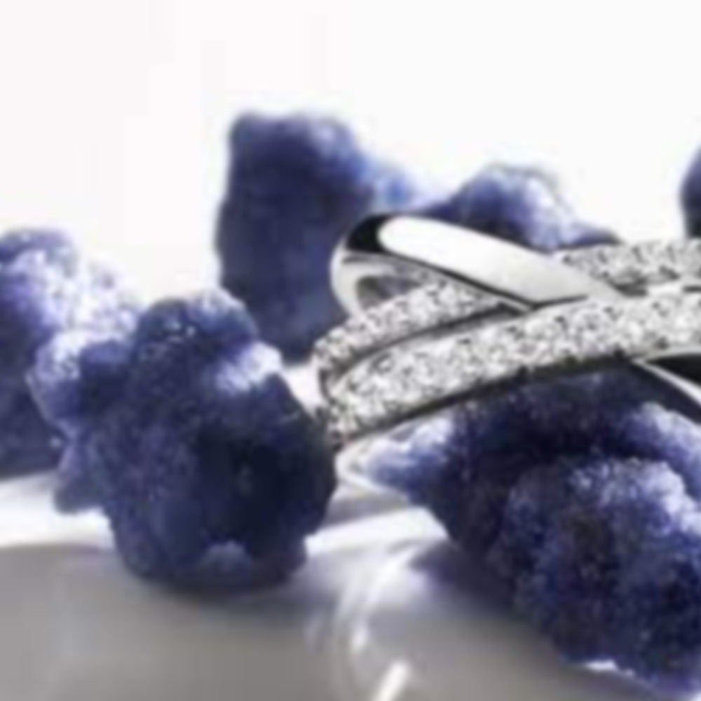 RECARLO - ANELLO FASCIA MELODY IN ORO BIANCO E DIAMANTI