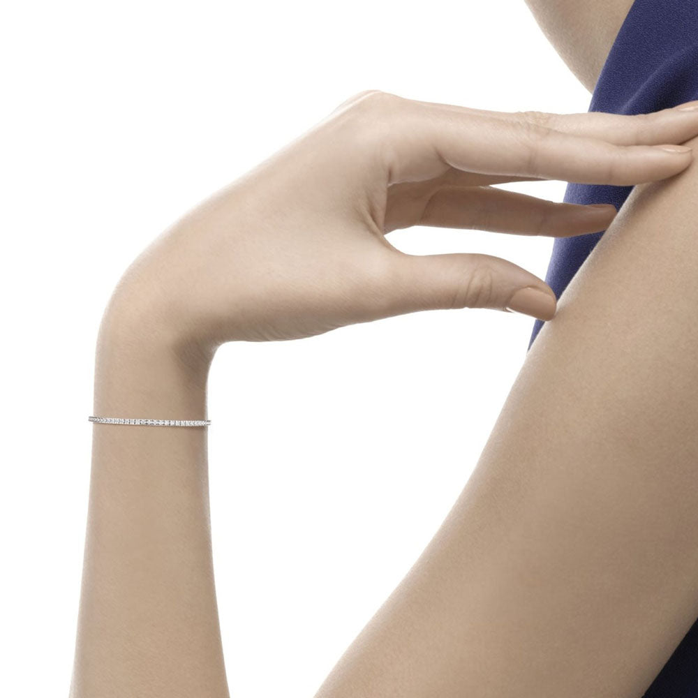 RECARLO - BRACCIALE MARIA TERESA TENNIS IN ORO 18KT CON DIAMANTI