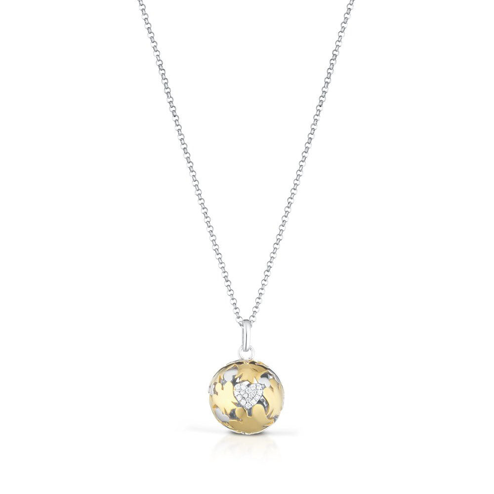 Roberto Giannotti - Collana Con Pendente Chiama Angeli E Cuore