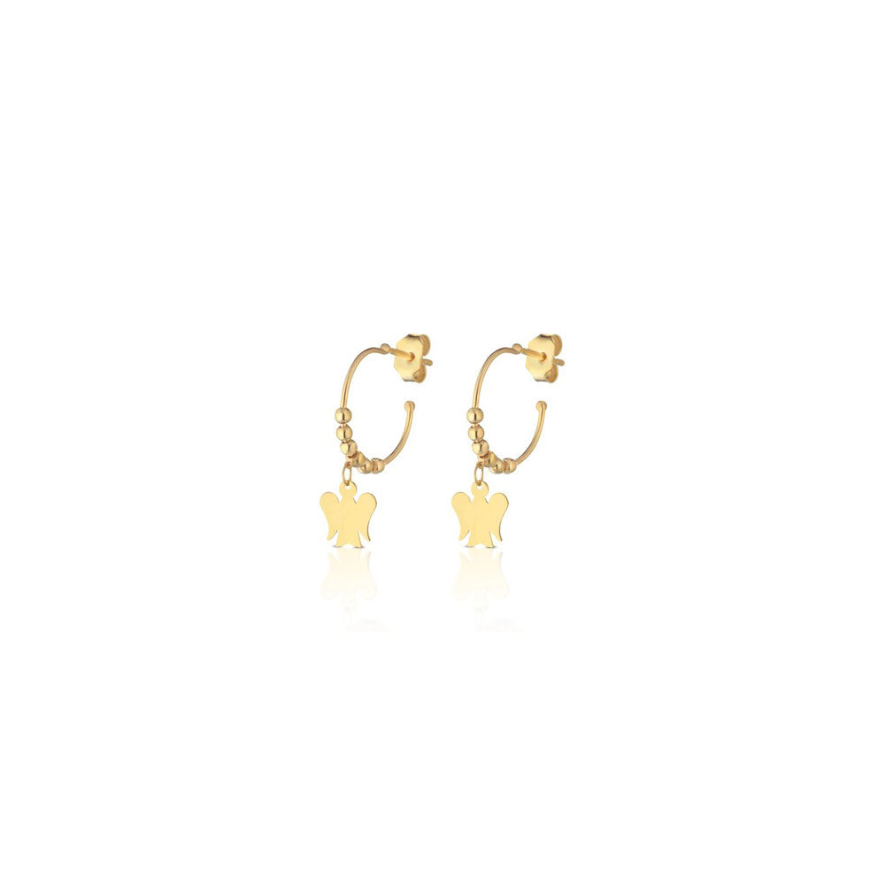 ROBERTO GIANNOTTI - ORECCHINI CON ANGELO CHARM IN ORO