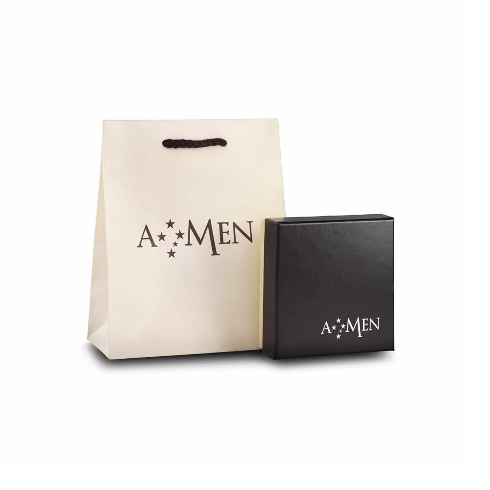 AMEN - ORECCHINI A PRESSIONE A CUORE IN ARGENTO 925 E ZIRCONI