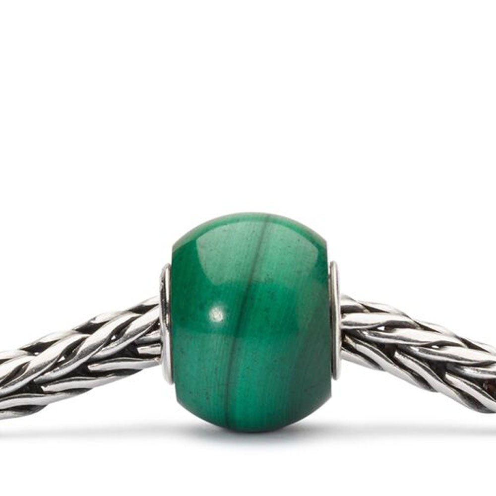 Trollbeads - Bead Malachite Rotonda