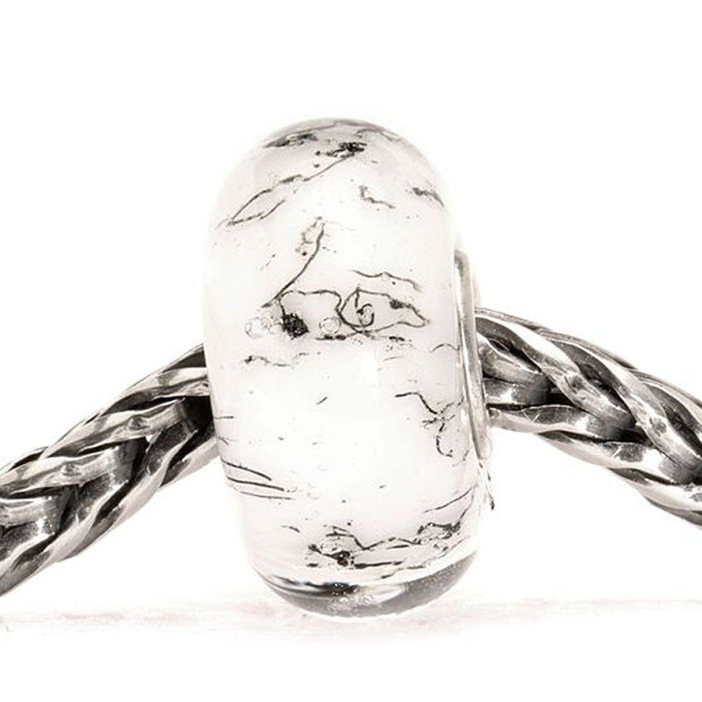 Trollbeads - Bead Acciaio Bianco