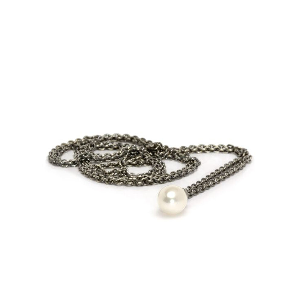 PURE SILVER NECKLACE WITH PEARL