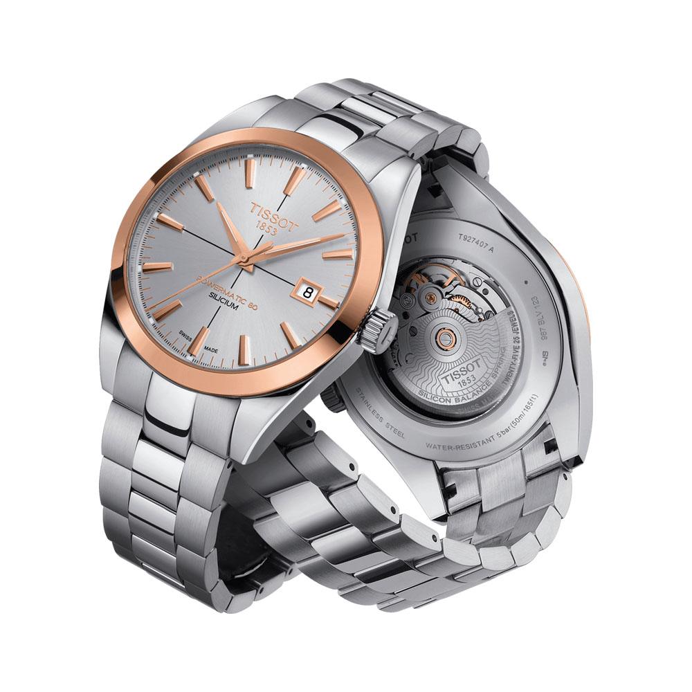 AUTOMATIC WATCH GENTLEMAN POWERMATIC 80 SILICIUM SOLID 18K GOLD