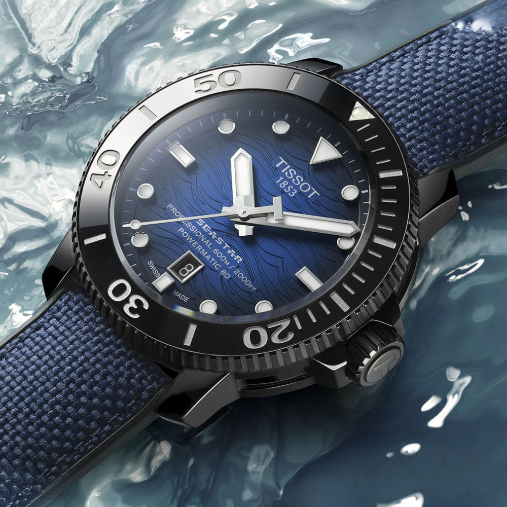 Tissot - Orologio solo tempo Seastar 2000 Professional Powermatic 80 | 46mm