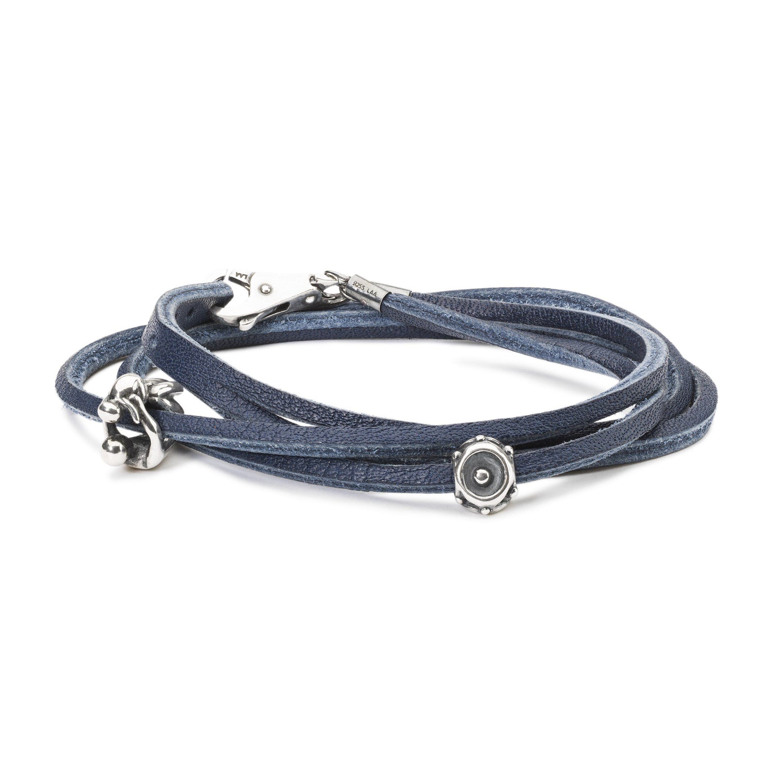 BRACELET IN BLUE LEATHER