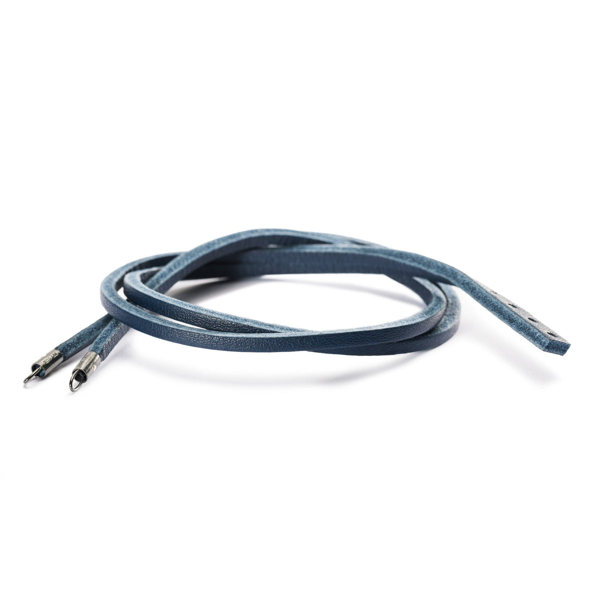 TROLLBEADS - BRACCIALE IN CUOIO BLU