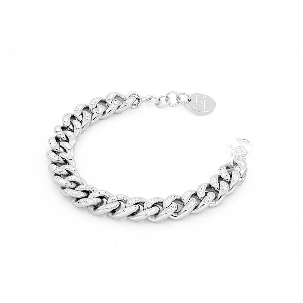 UNOAERRE - BRACCIALE IN BRONZO ARGENTATO