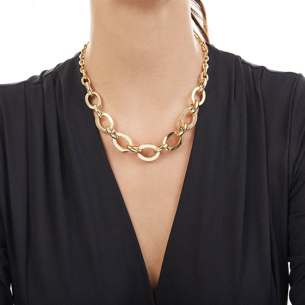 Unoaerre - Collana In Bronzo Dorato