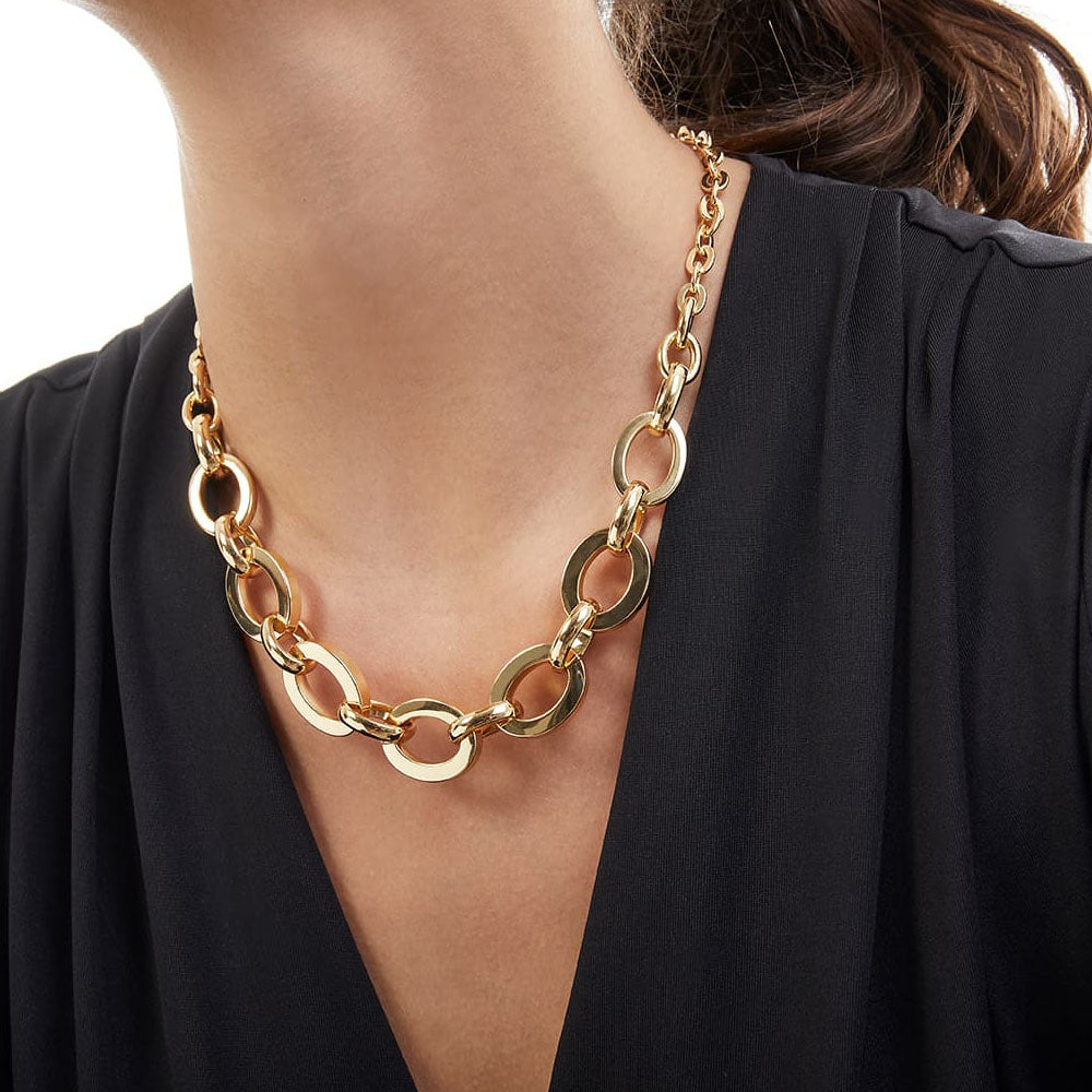 Unoaerre - Collana In Bronzo Dorato