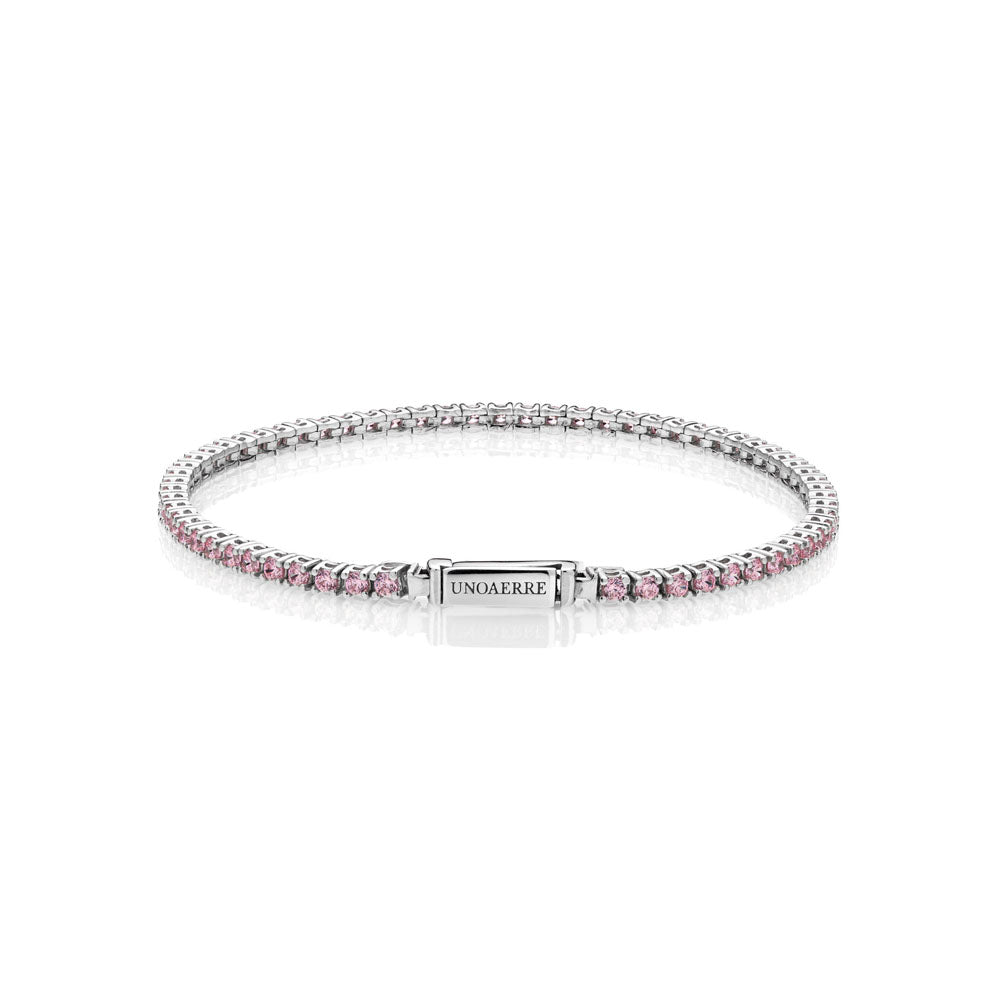 UNOAERRE - BRACCIALE TENNIS IN ARGENTO