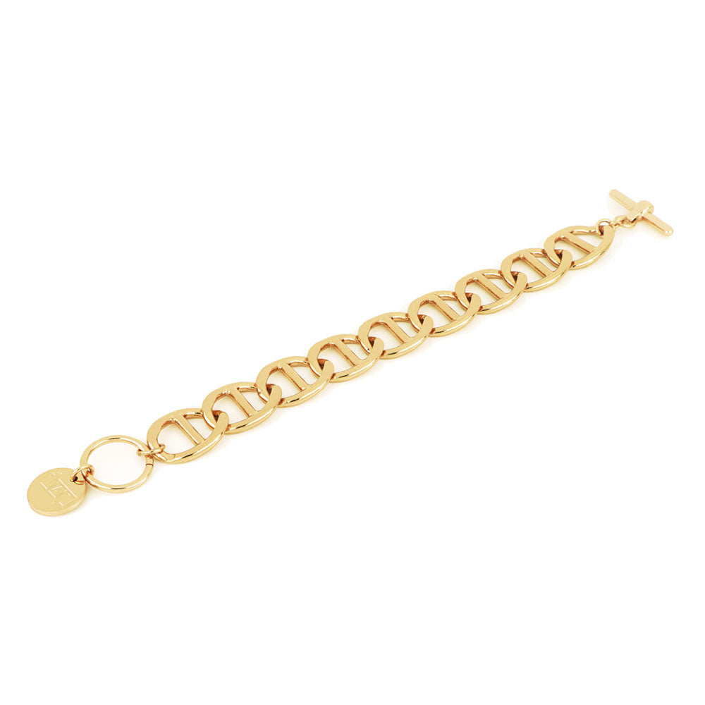 Unoaerre - Bracciale Traversino In Bronzo Dorato