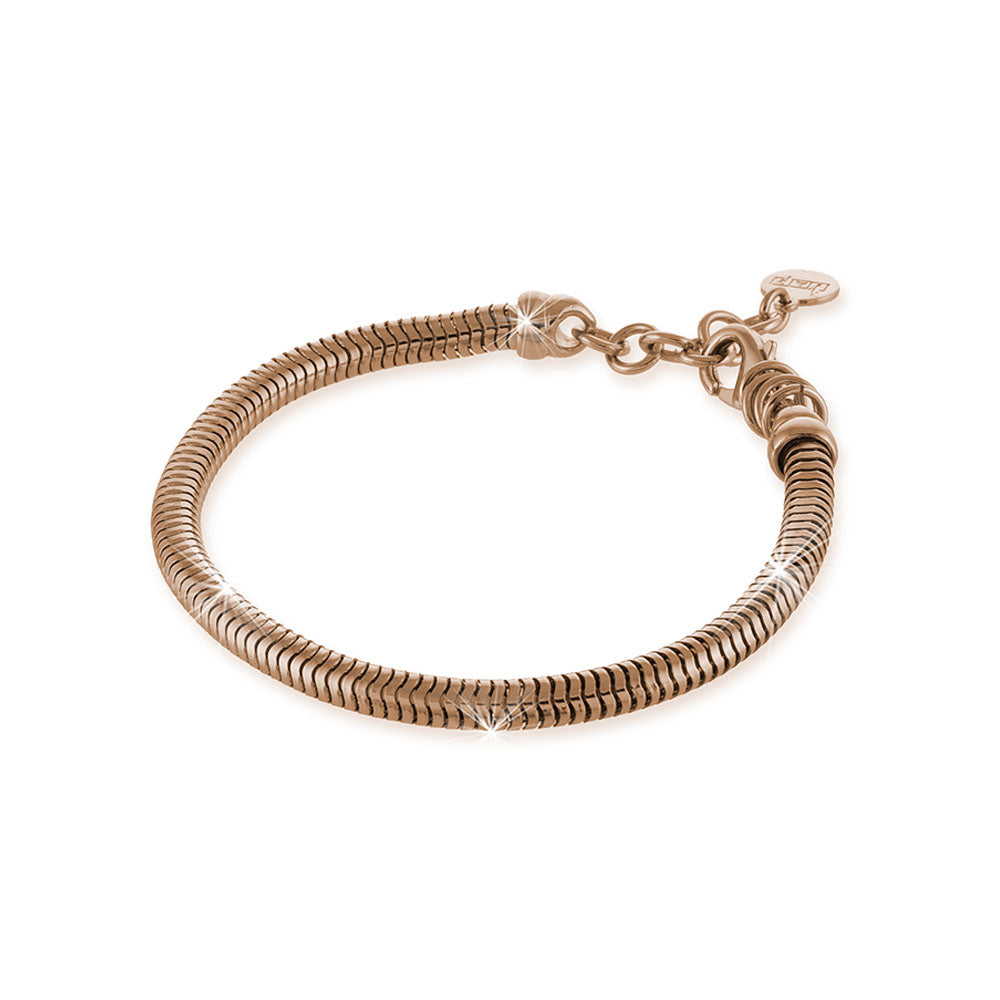 UNOAERRE - BRACCIALE IN BRONZO ROSA