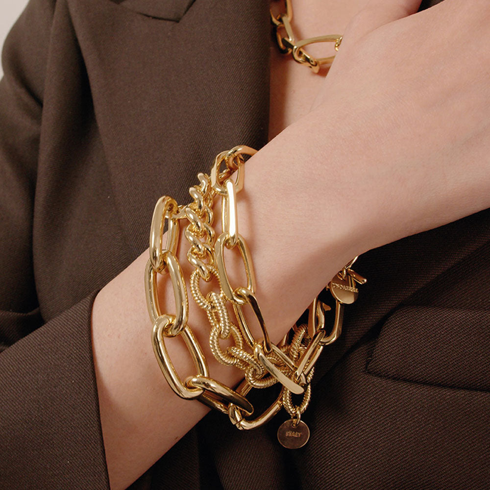 Unoaerre - Bracciale In Bronzo Dorato