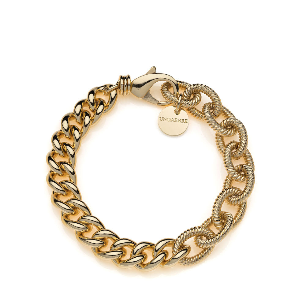 Unoaerre - Bracciale In Bronzo Dorato