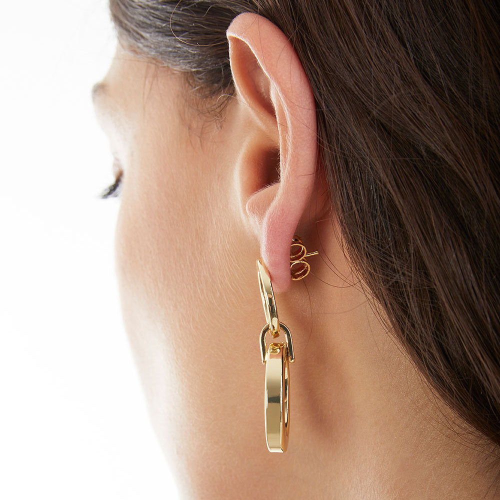 Unoaerre - Orecchini In Bronzo Dorato