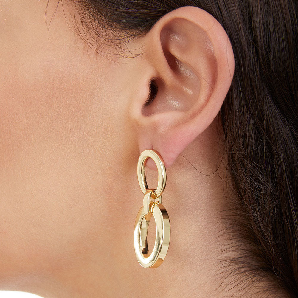 Unoaerre - Orecchini In Bronzo Dorato