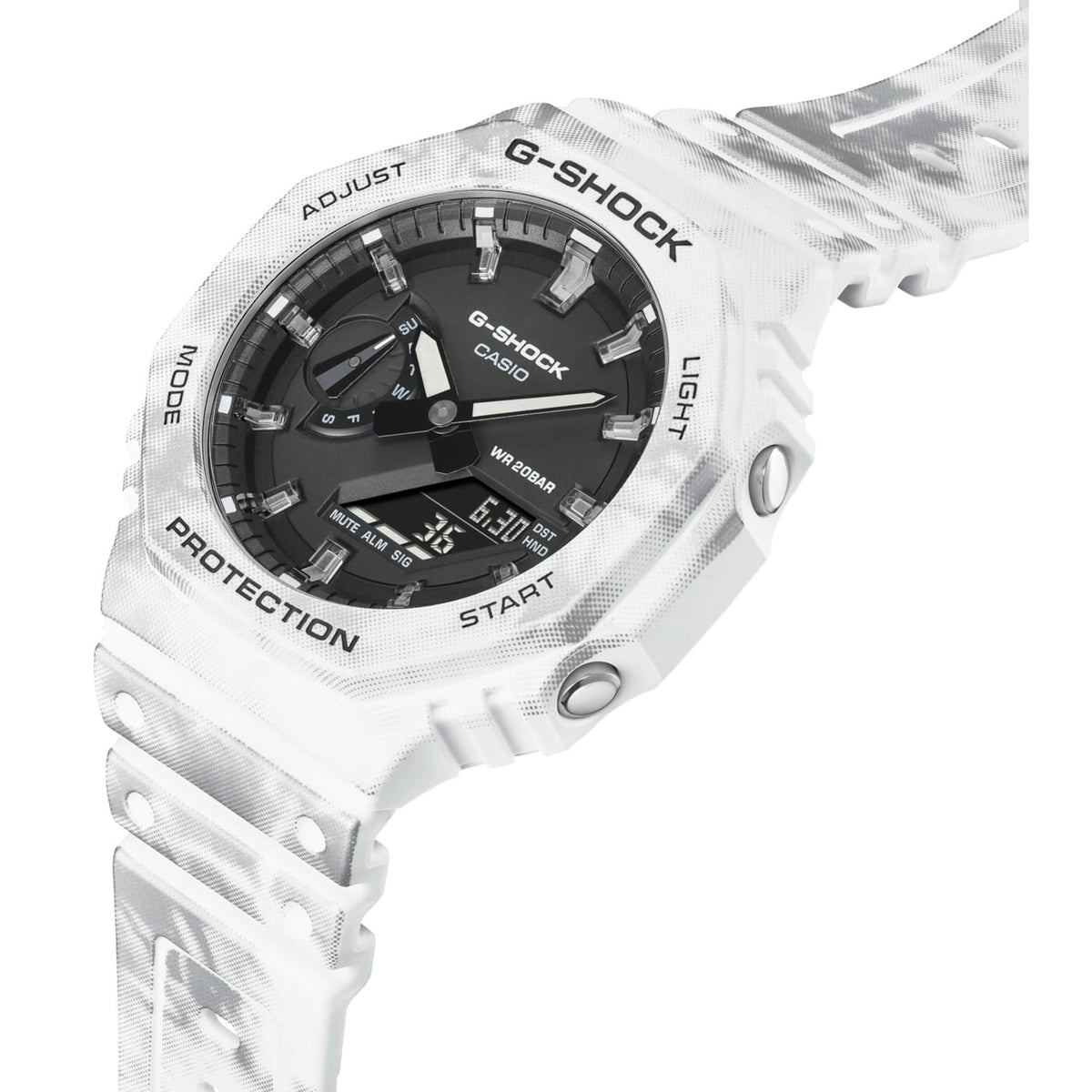 Casio - Orologio Analogico / Digitale G-Shock Snow Camo