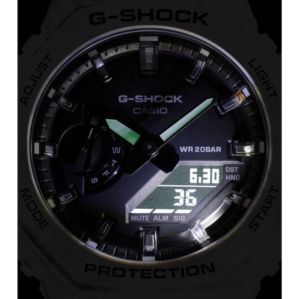 Casio - Orologio Analogico / Digitale G-Shock Snow Camo