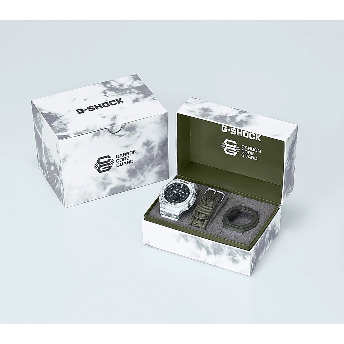 Casio - Orologio Analogico / Digitale G-Shock Snow Camo