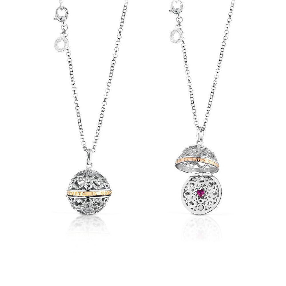 Roberto Giannotti - Collana Chiama Angeli Con Tutto Il Mio Cuore In Argento